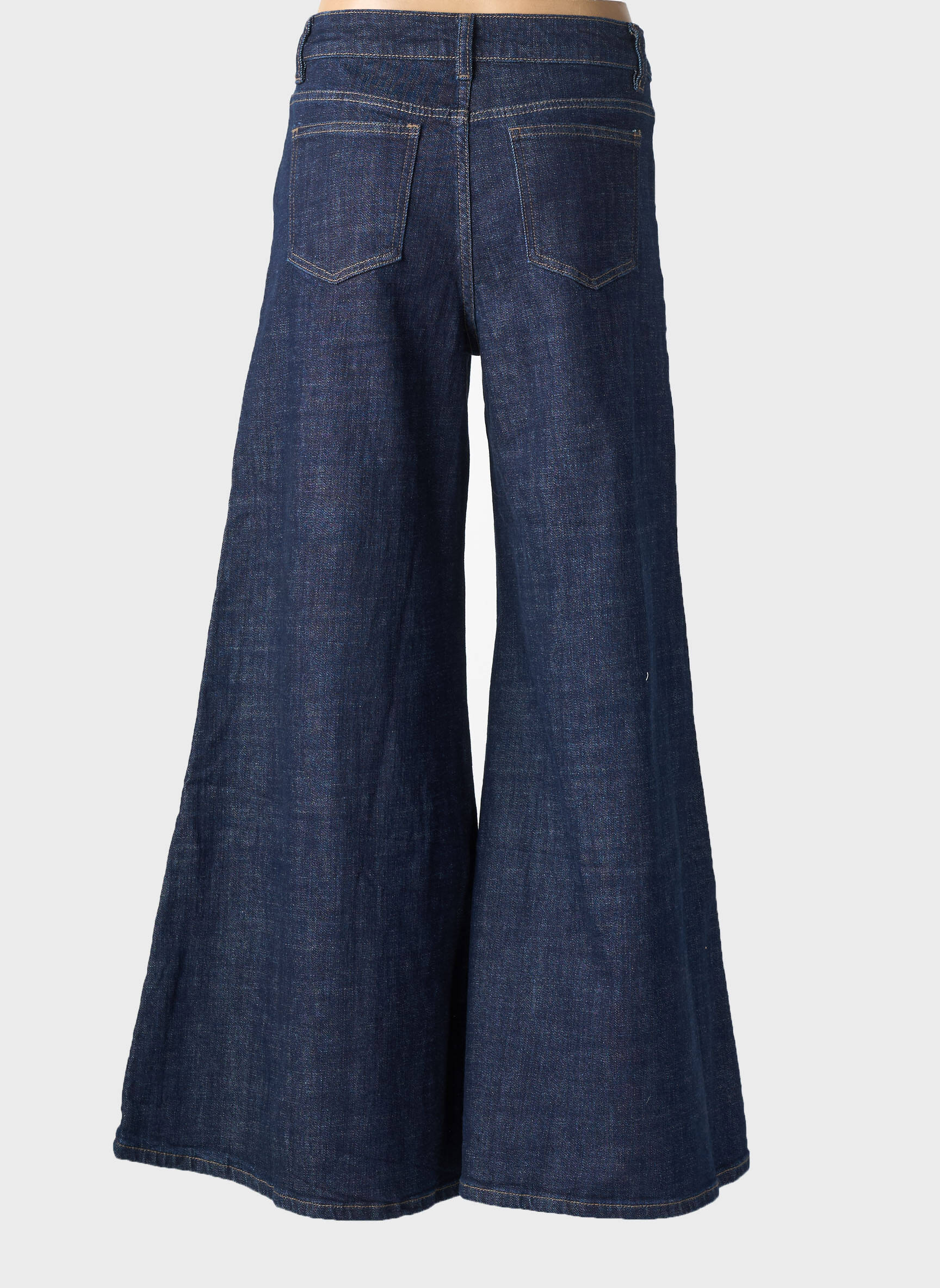 Jeans coupe large stretch taille normale bleu S.WOMAN femme