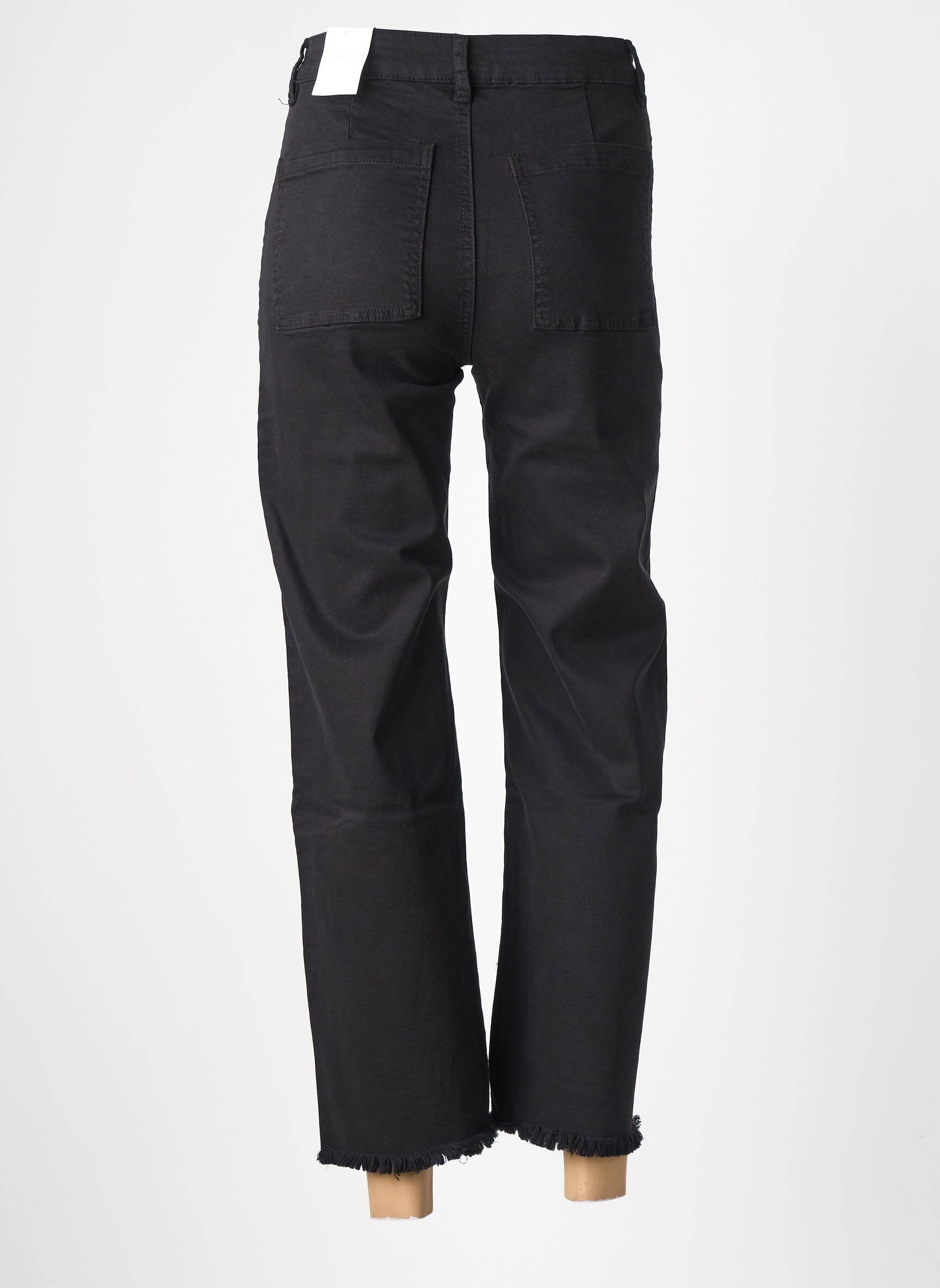 Pantalon 7/8 stretch taille normale noir MAISON ONADO femme