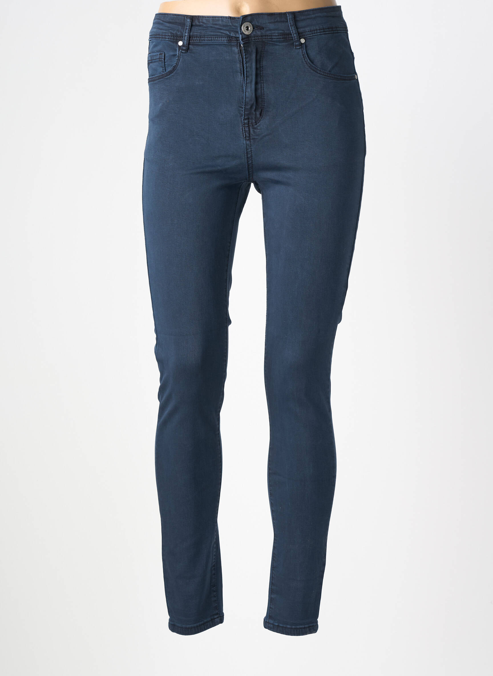Jeans skinny taille normale taille normale bleu GOODIES femme