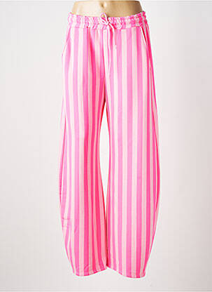 Jogging stretch taille normale rose POHÊME femme