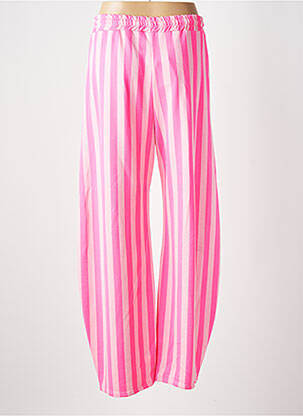Jogging stretch taille normale rose POHÊME femme