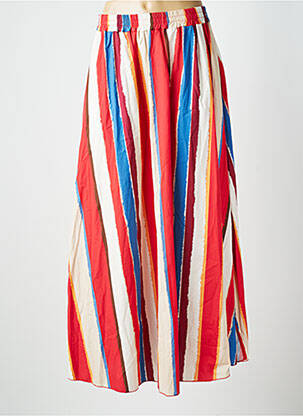 Jupe longue coupe fluide rouge GARCONNE femme