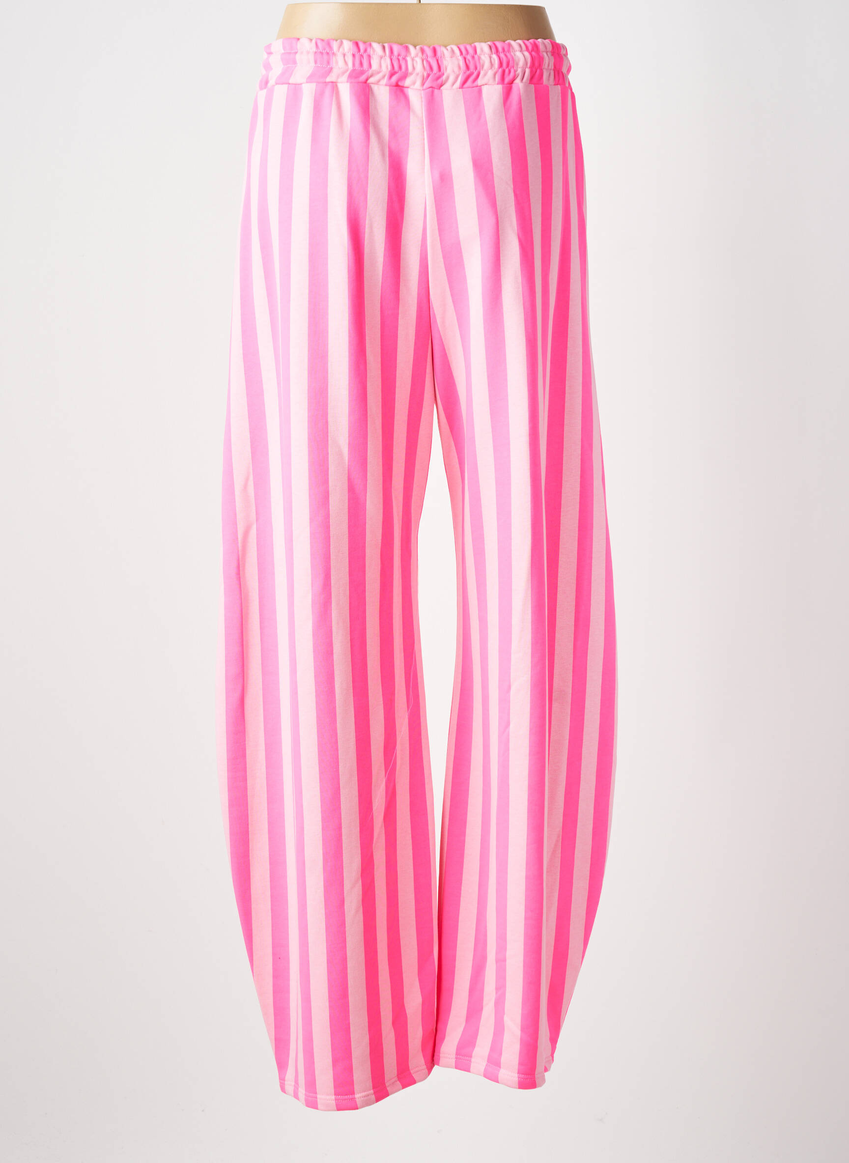 Jogging stretch taille normale rose POHÊME femme