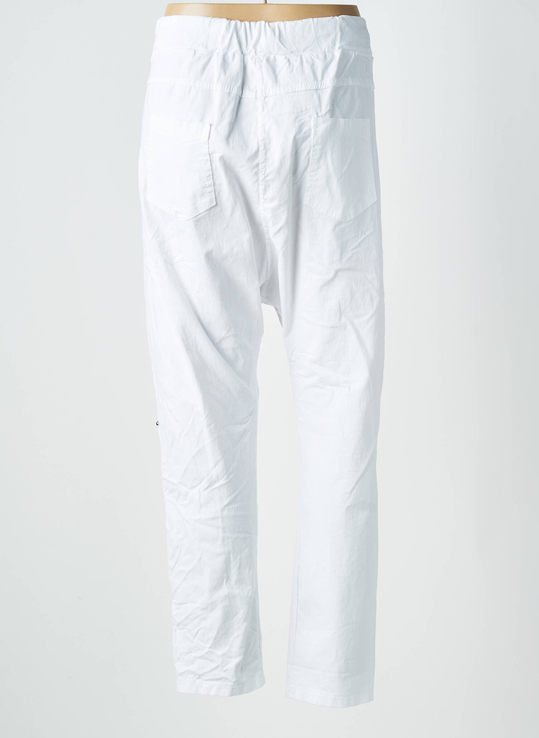 Sarouel taille normale taille normale blanc SISSI FASHION femme
