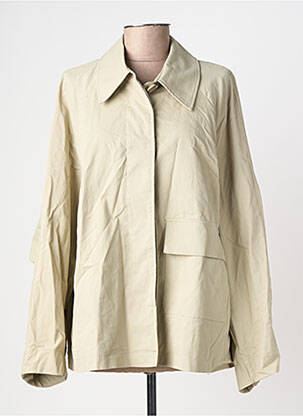 Veste casual finition intérieure doublée beige WIYA femme