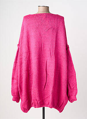 Gilet manches longues manches longues rose TRICOT STATION femme