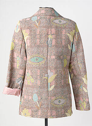Blazer fausses poches rose BEMINI femme