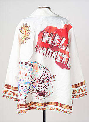 Blazer fausses poches blanc NEW COLLECTION femme
