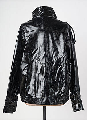 Veste simili cuir manches longues noir INTUITION femme
