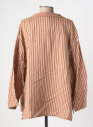 Veste casual col tailleur marron GIOYA & CO femme