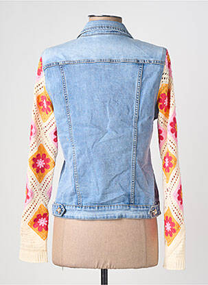 Veste casual poches bleu MAISON ONADO femme