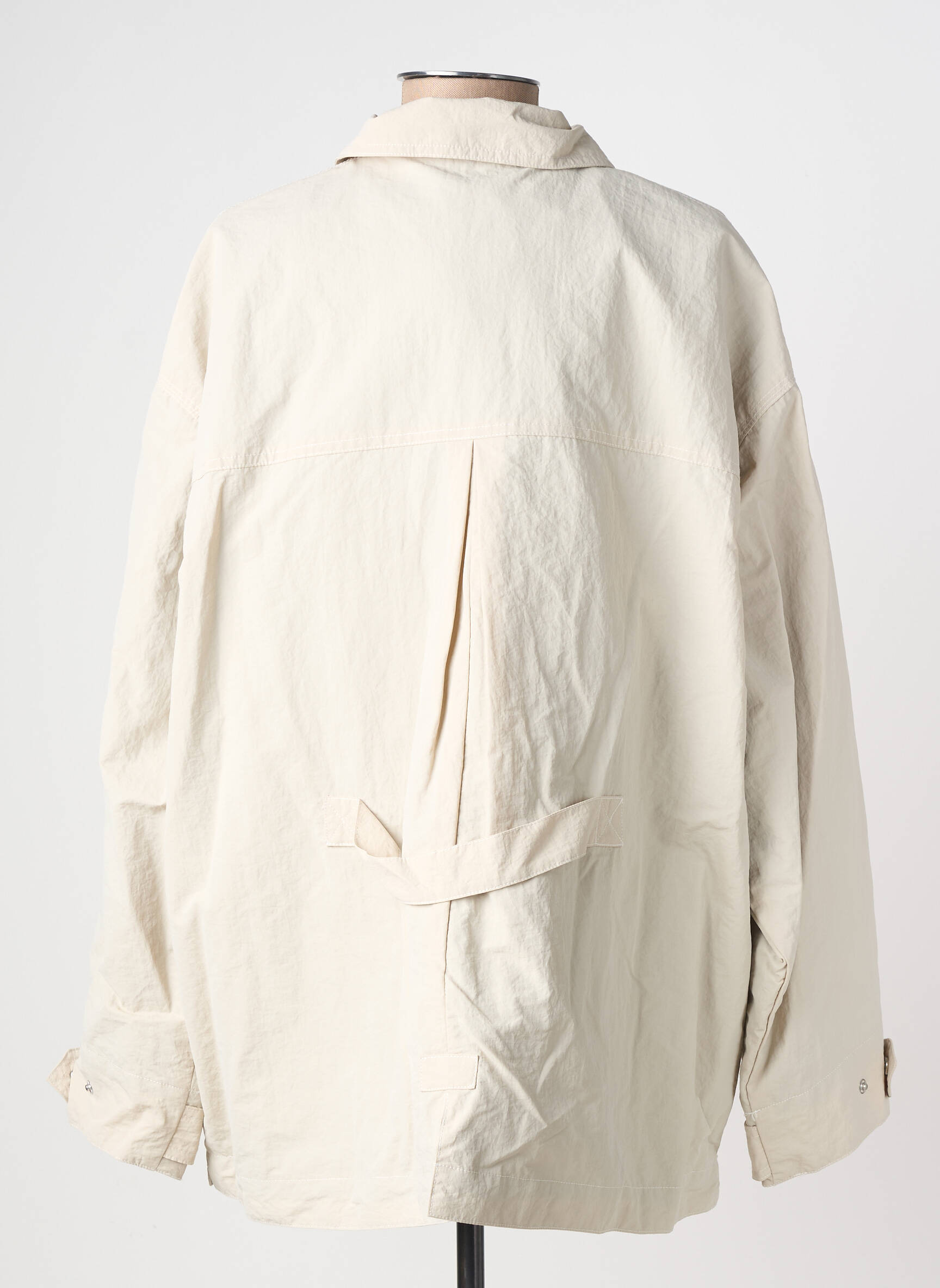 Veste casual finition intérieure doublée beige WIYA femme