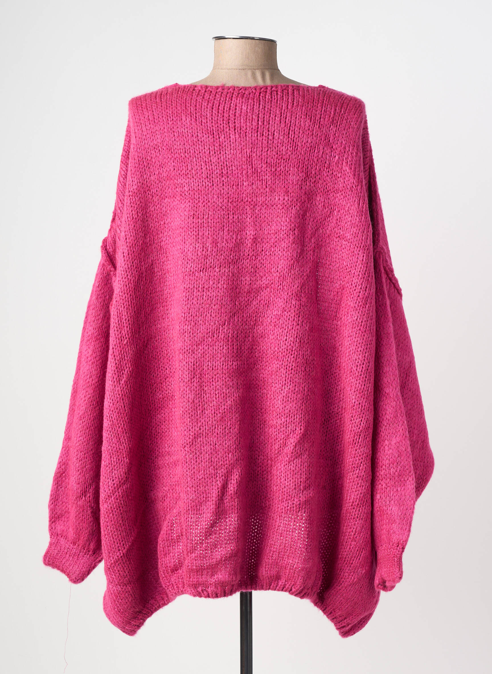 Gilet manches longues manches longues violet TRICOT STATION femme
