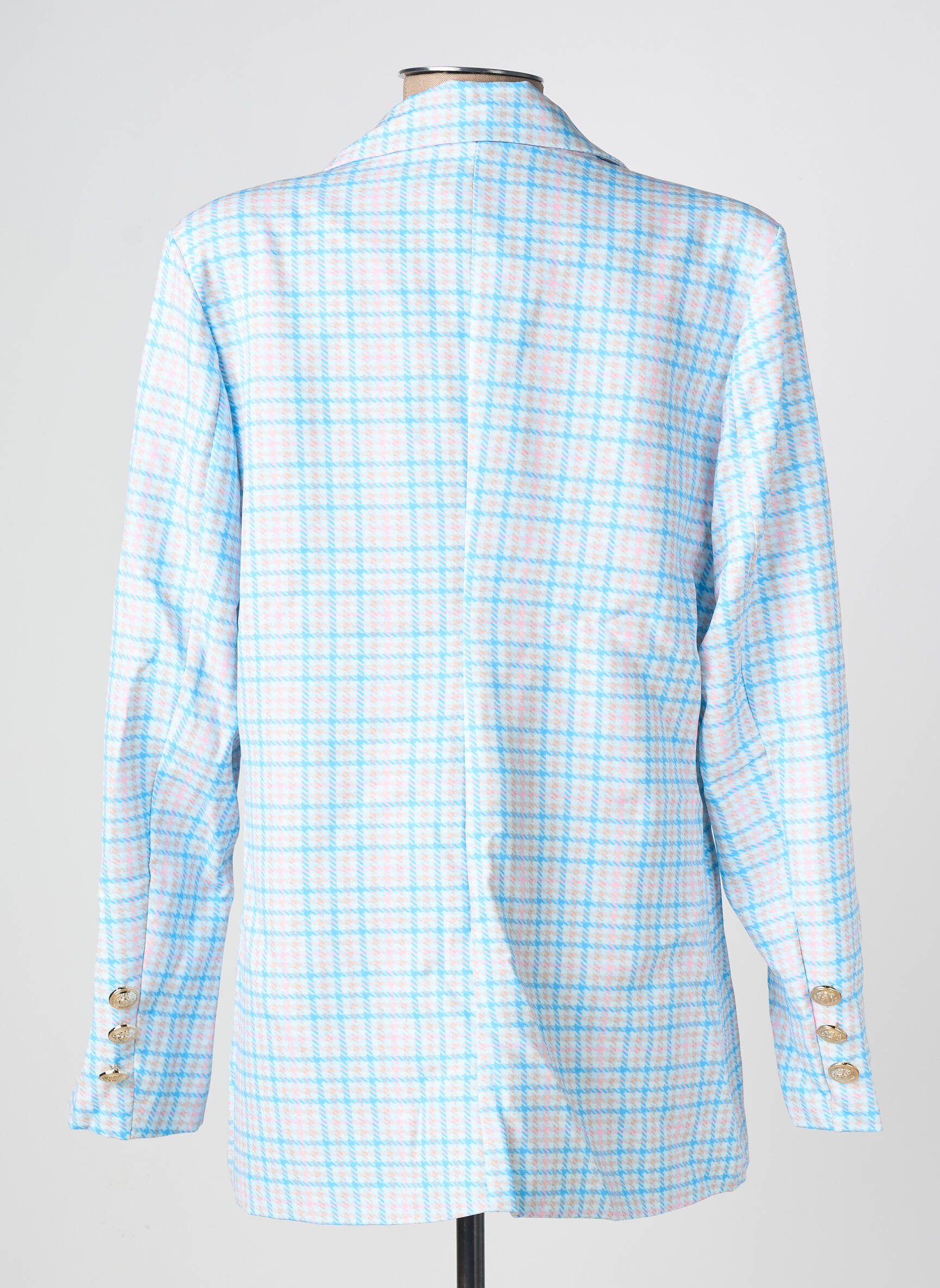 Blazer fausses poches bleu MODA femme