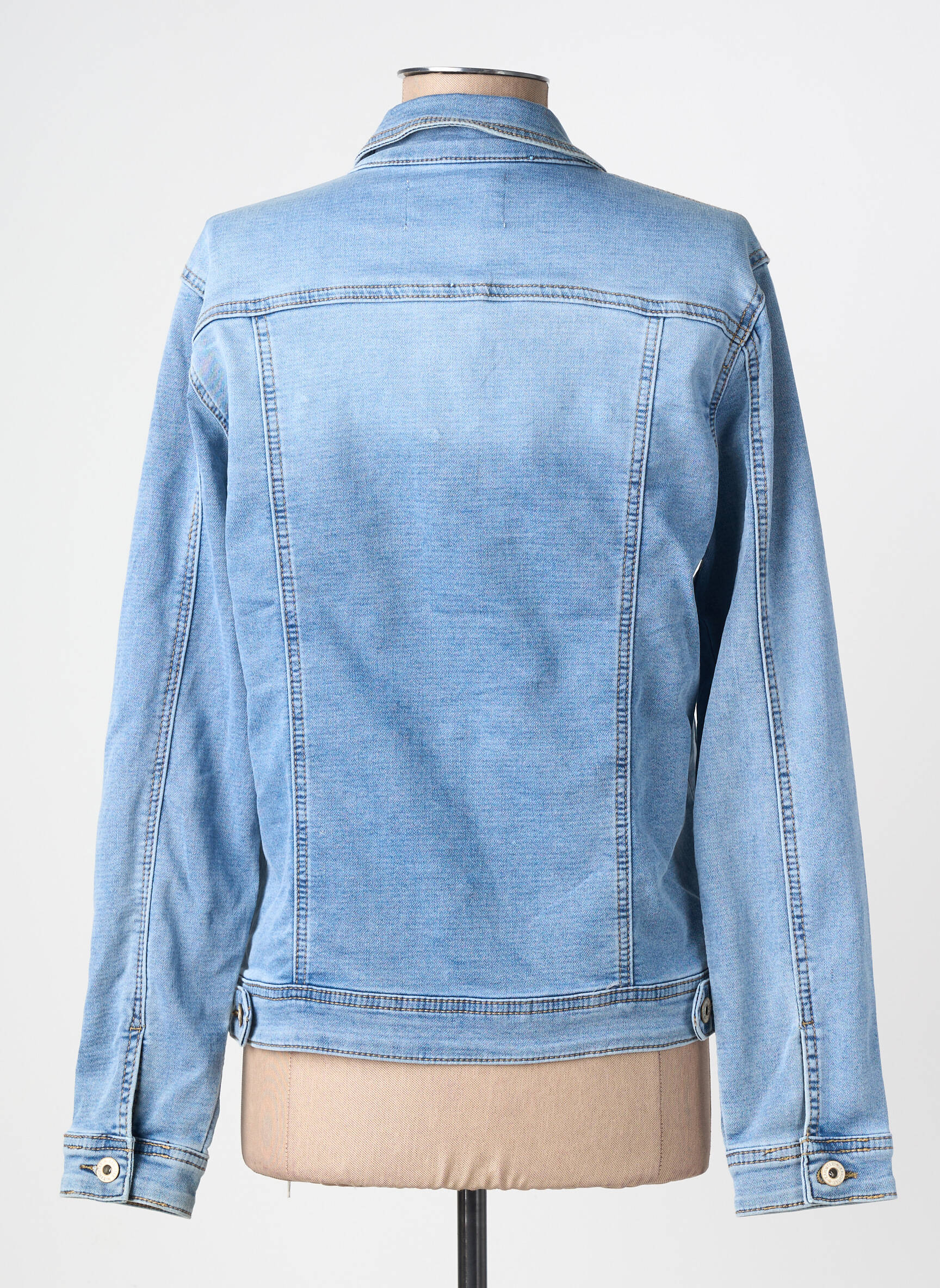 Veste en jean manches longues bleu KAROSTAR femme