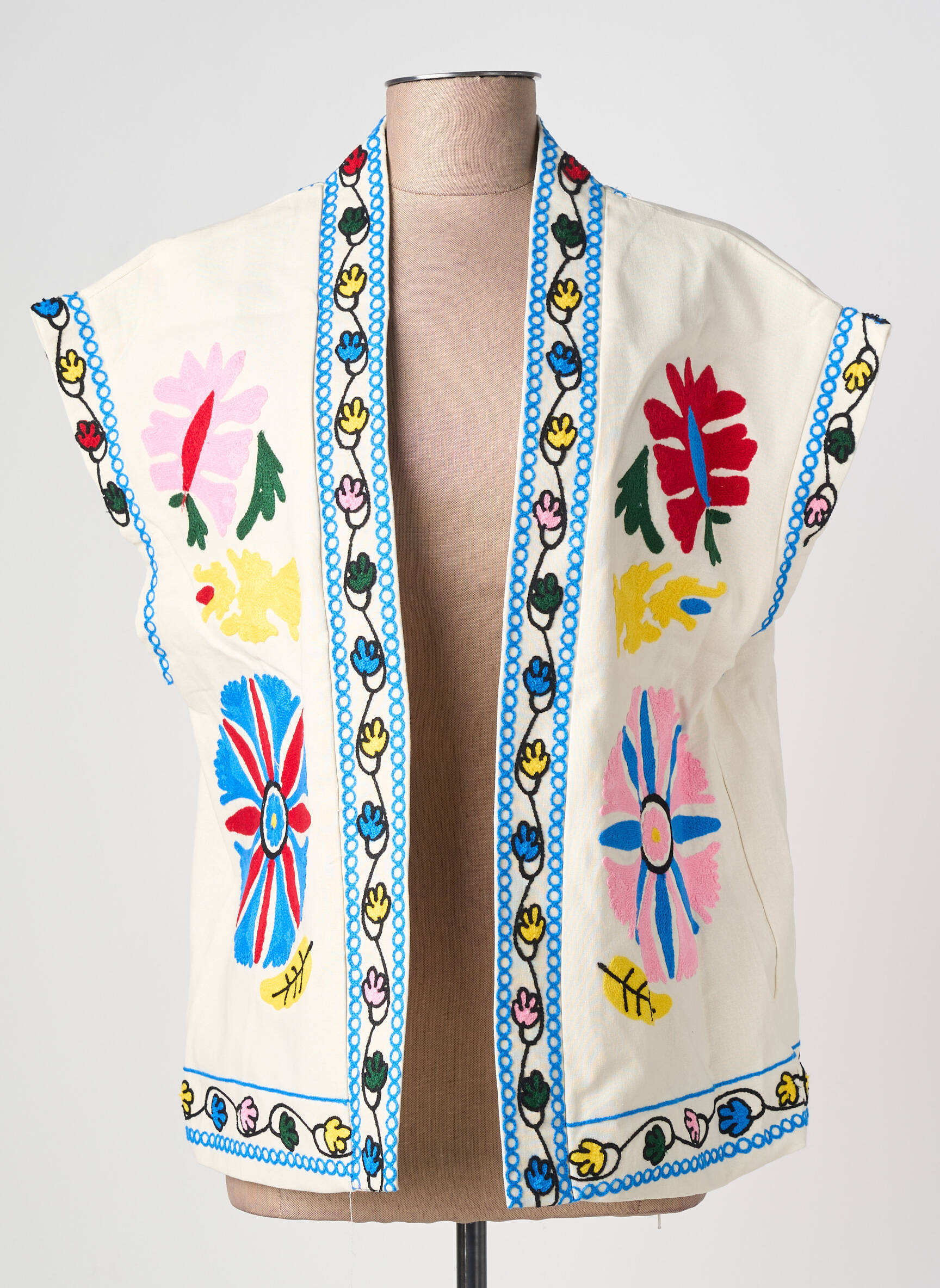 Veste casual coupe droite blanc JOYNA femme