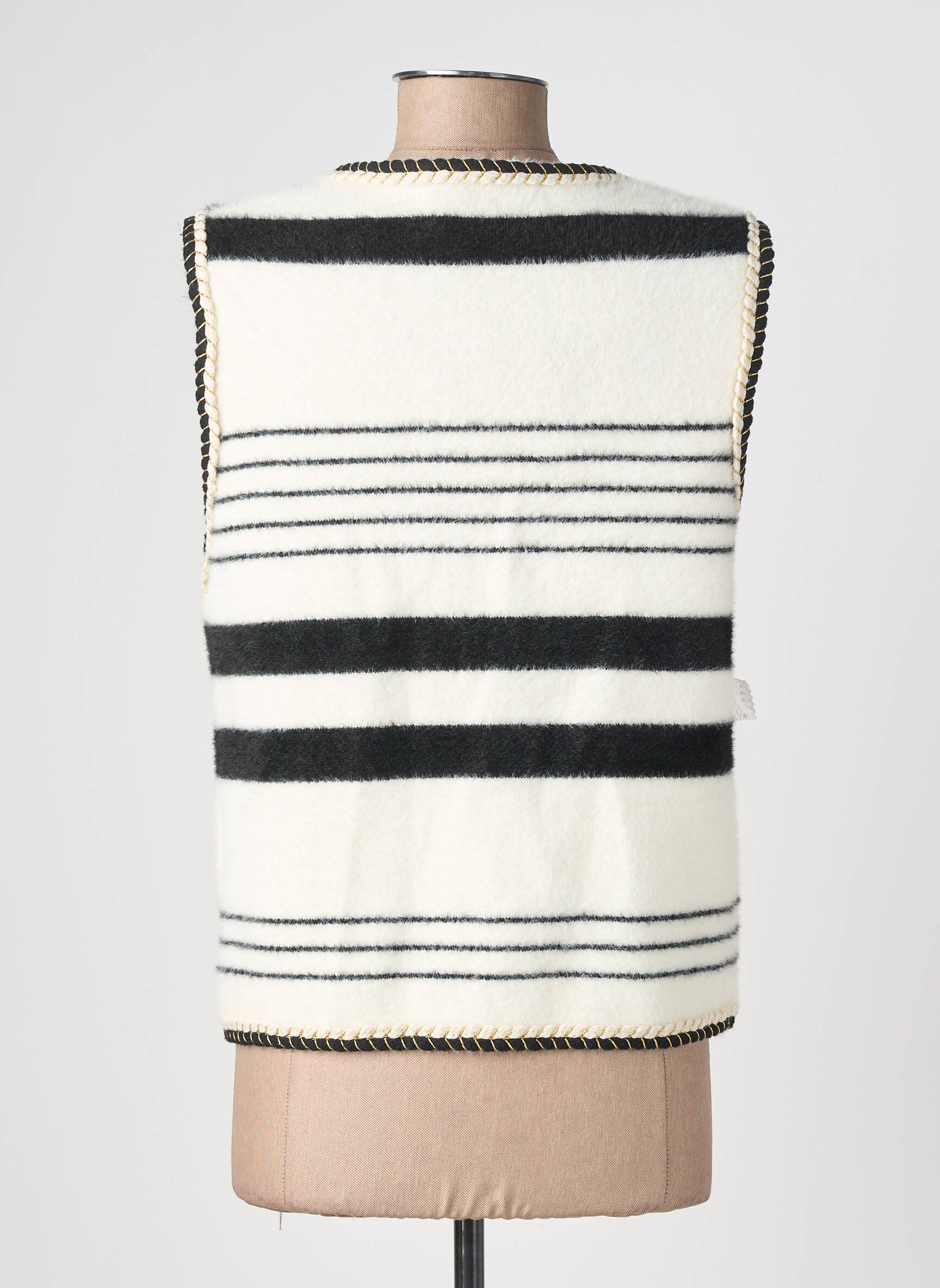Gilet sans manche poches blanc VOGUE femme