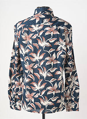 Chemise manches longues poches bleu SERGE BLANCO homme
