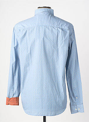 Chemise manches longues poches bleu SERGE BLANCO homme