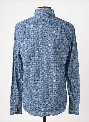 Chemise manches longues poches bleu SERGE BLANCO homme