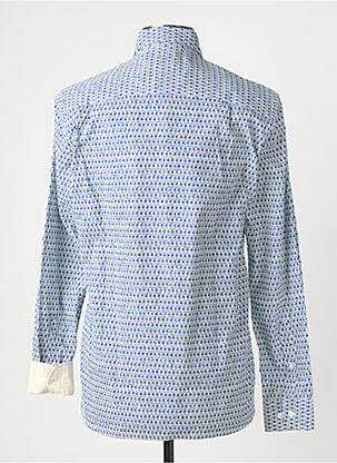 Chemise manches longues poches bleu SERGE BLANCO homme