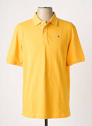 Polo stretch manches courtes jaune SERGE BLANCO homme