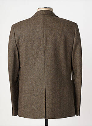 Blazer tissage chiné marron SERGE BLANCO homme