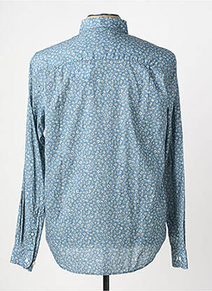 Chemise manches longues poches bleu SERGE BLANCO homme