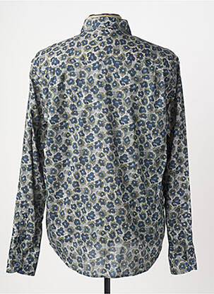 Chemise manches longues poches bleu SERGE BLANCO homme