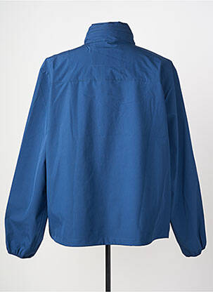 Coupe-vent resserrée sur le bas a capuche bleu SERGE BLANCO homme