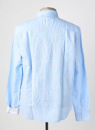 Chemise manches longues poches bleu SERGE BLANCO homme