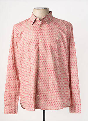 Chemise manches longues coupe cintrée orange SERGE BLANCO homme