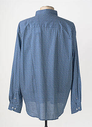Chemise manches longues poches bleu SERGE BLANCO homme