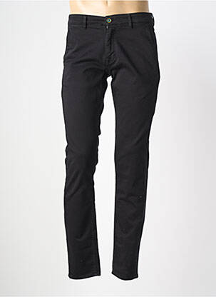 Pantalon chino stretch taille normale noir SERGE BLANCO homme