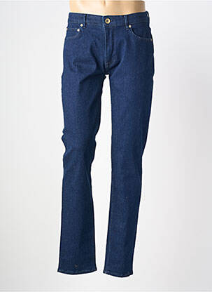 Jeans coupe slim tissage brut taille normale bleu SERGE BLANCO homme