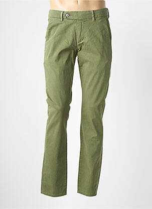 Pantalon chino stretch taille normale vert SERGE BLANCO homme