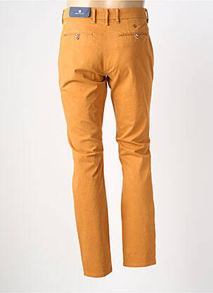 Pantalon chino stretch taille normale orange SERGE BLANCO homme