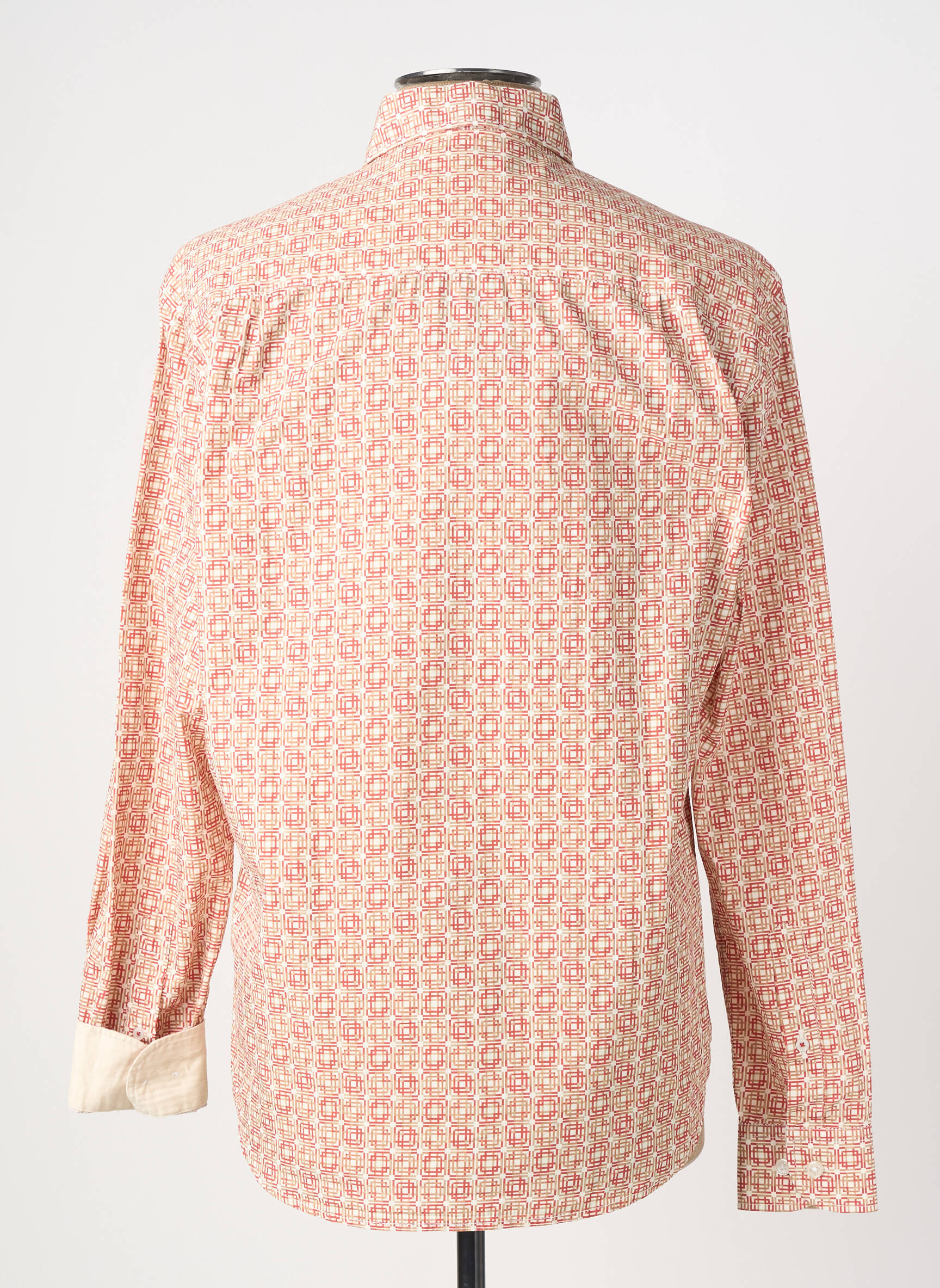 Chemise manches longues poches beige SERGE BLANCO homme