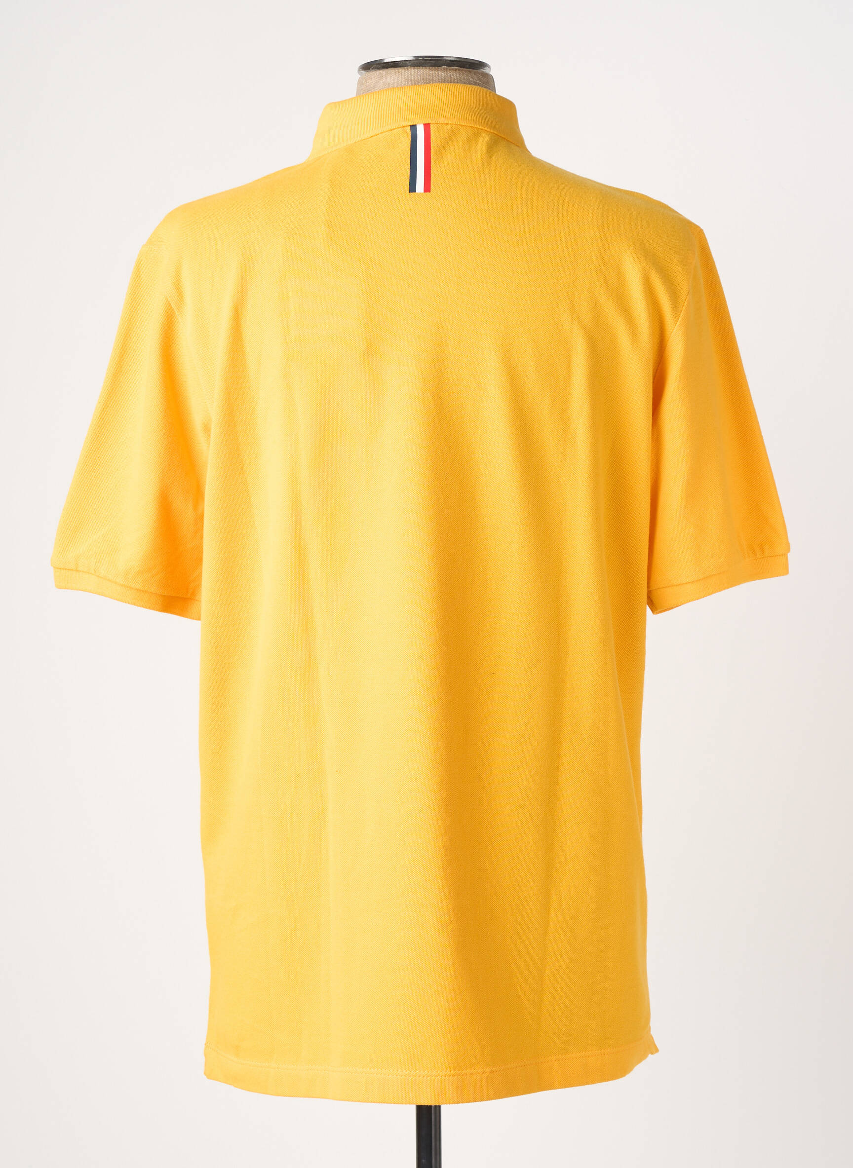 Polo stretch manches courtes jaune SERGE BLANCO homme