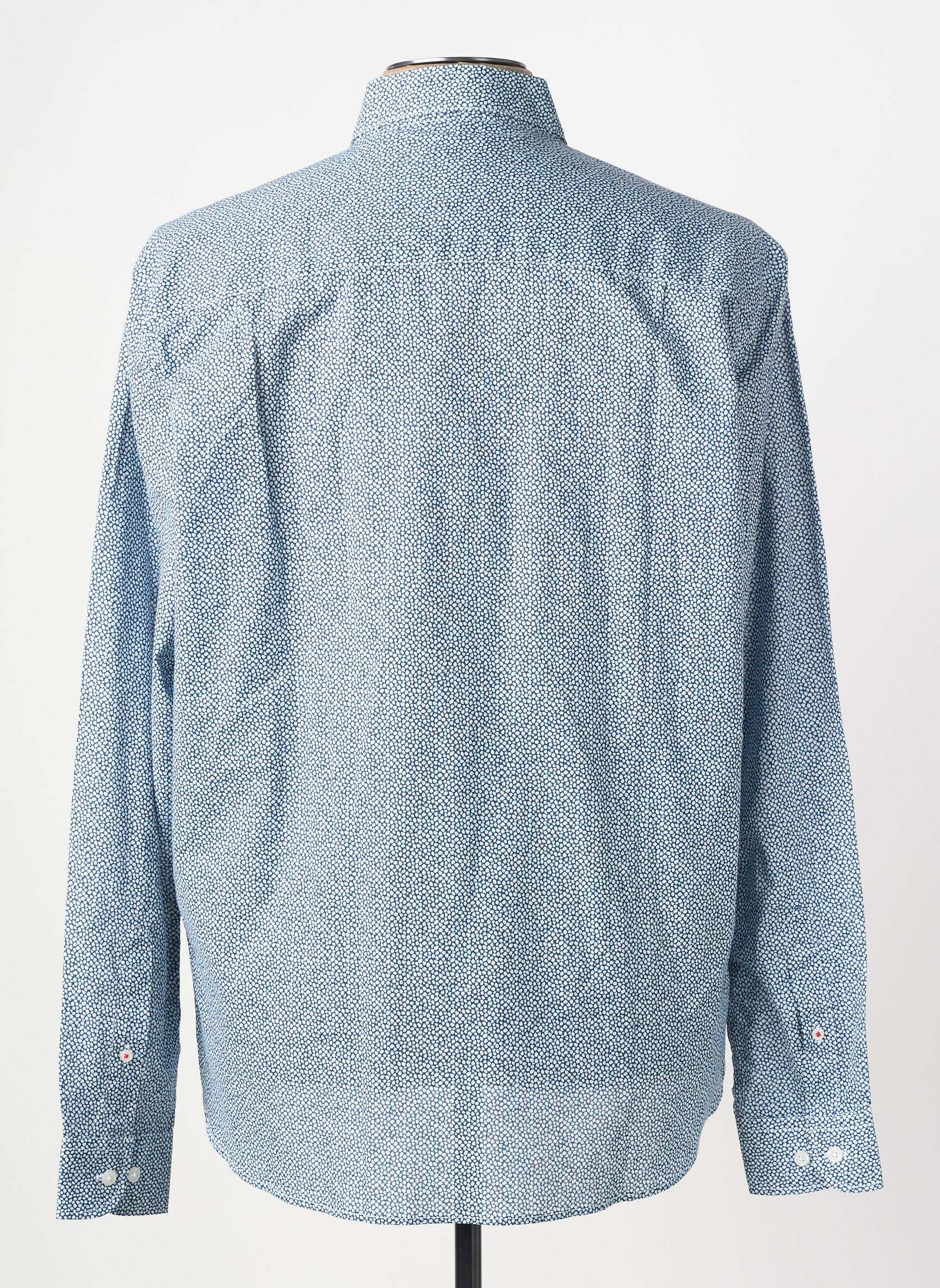 Chemise manches longues poches bleu SERGE BLANCO homme