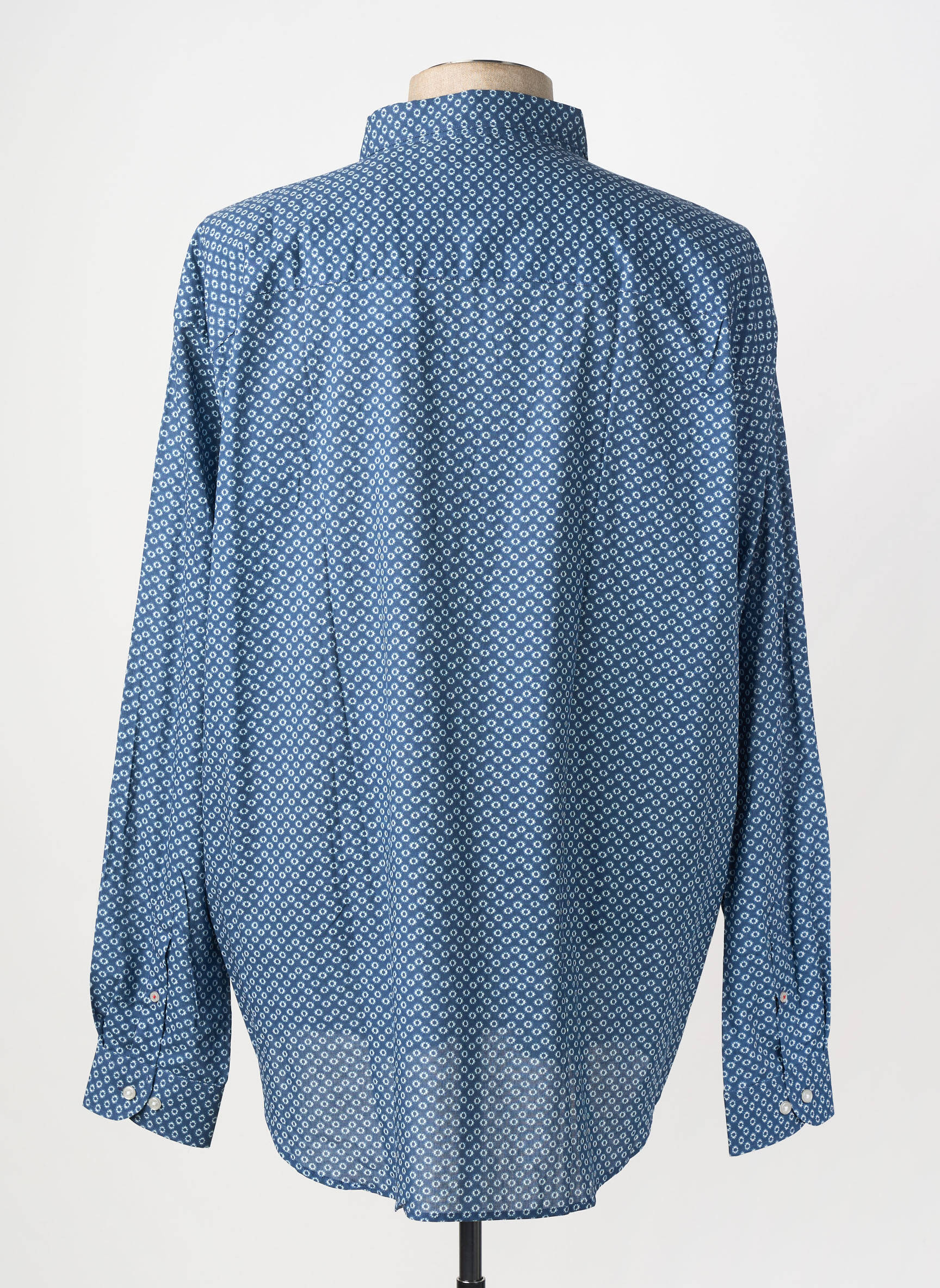 Chemise manches longues poches bleu SERGE BLANCO homme
