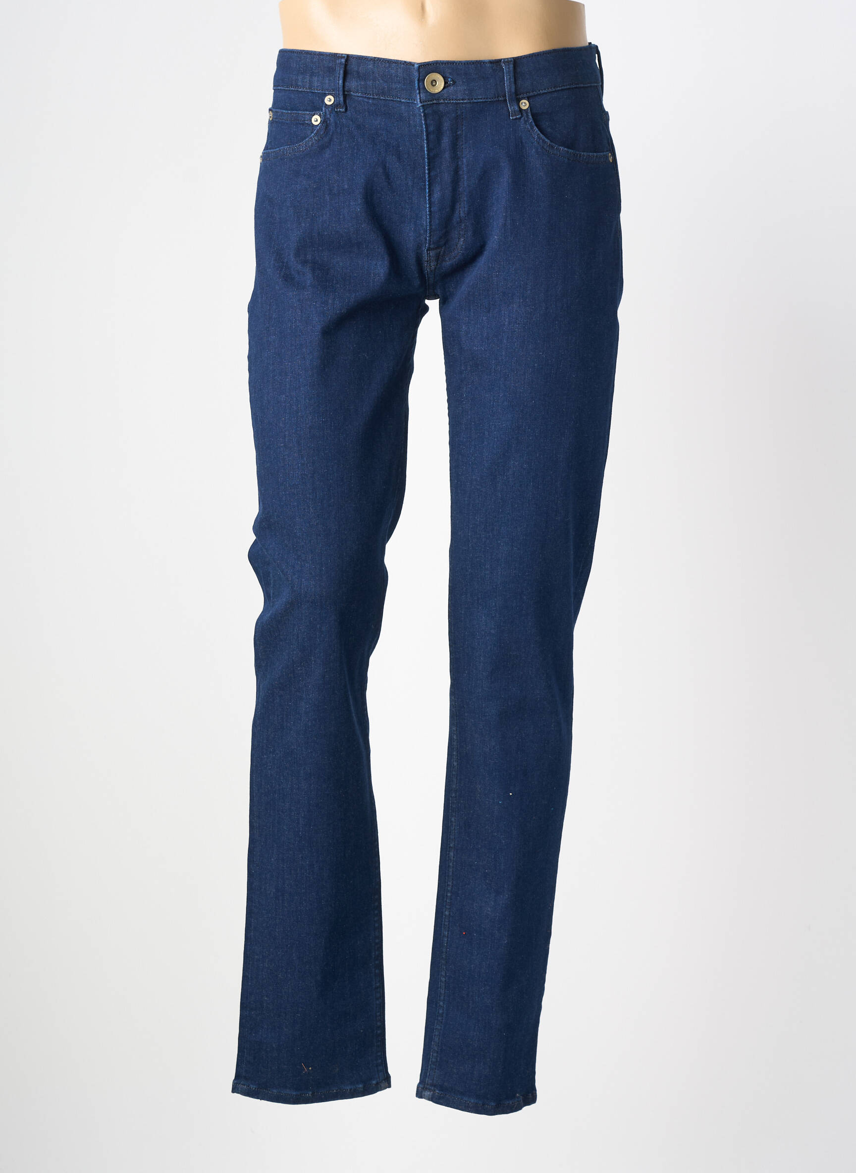 Jeans coupe slim tissage brut taille normale bleu SERGE BLANCO homme