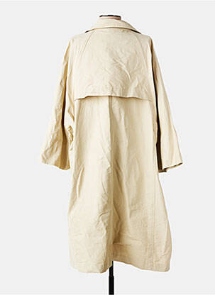 Trench tissage popeline sans capuche beige WIYA femme