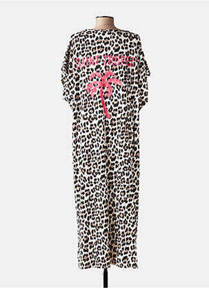 Robe longue manches courtes manches courtes gris SISSI FASHION femme