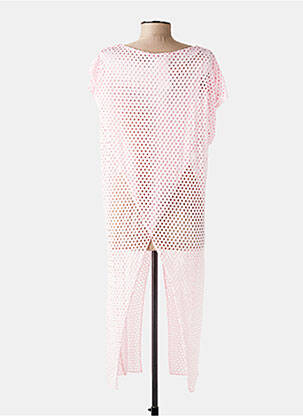Tunique manches courtes légère et transparente rose NEW COLLECTION femme