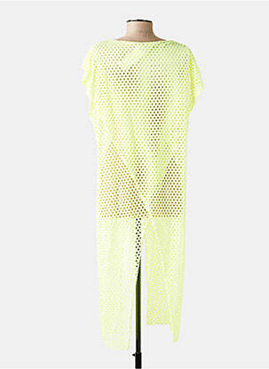 Tunique manches courtes légère et transparente jaune fonce NEW COLLECTION femme