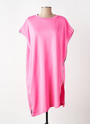 Robe courte manches courtes manches courtes rose FLY OUT femme