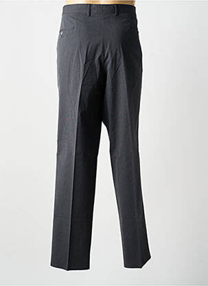 Pantalon droit fermeture zippée sous rabat avec crochet taille normale gris DANIEL HECHTER homme
