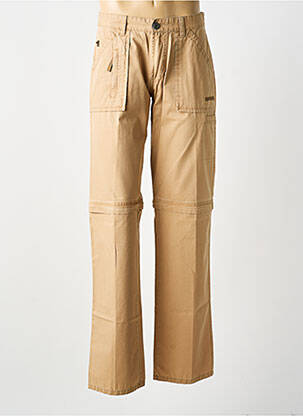 Pantalon droit tissage popeline taille normale beige CAMEL ACTIVE homme
