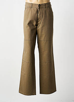 Pantalon droit tissage popeline taille normale marron CAMEL ACTIVE homme